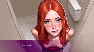 Развратна съпруга чукана в обществена тоалетна