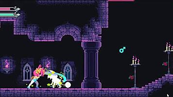 Flip witch pixel hentai game episode 10 features femdom ghost riding