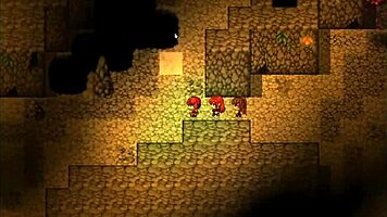 Redhead MILF Blocks Him with Giant Tits in Harem Game Ep 14