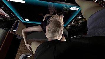 fucked a game character in 3d hentai animation with big tits and ass