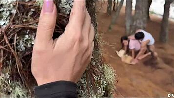 I’m banging my stepsister and a stranger deep in the forest