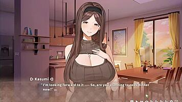 Summer Clover Harem Hentai Ep 6: Big Blonde Step Sister Rides My Giant Cock At Night