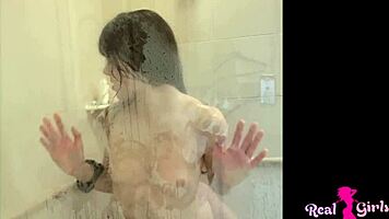 Gorgeous Teen Megan Marx Fucked Roughly Like a Toy in Shower Quickie