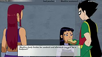 18Titans Part 28 - Came Inside Starfire Blackfire And Jinx