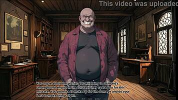 Teen repays mafia debt in taboo hentai game episode