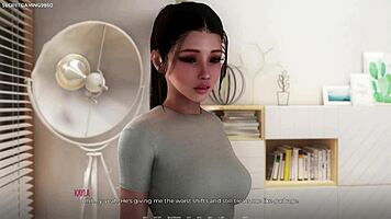 horny stepsis craved his big cock in 3d porn game desirium 02