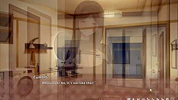 summer clover harem hentai game ep 8 caught half naked with huge boner