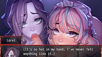 Harem in Another World Hentai Game Ep 19: Ghost and Maid Double Contest