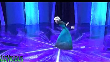 liz vicious sings haters song in frozen animated