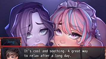 Harem in Another World Hentai Game Ep 19: Ghost and Maid Double Contest