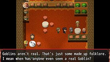 In this hentai game episode, the gym workout exposes her pussy in the harem world.