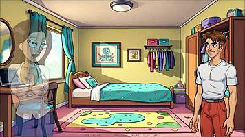 Morty's Sister Gives Fan Blowjob