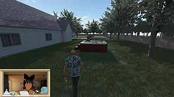 i see sonia fuck olivia in backyard hot tub