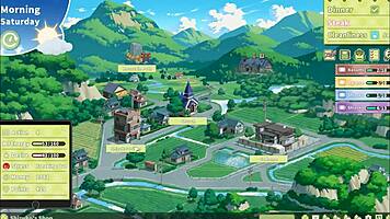 Summer clover dominates with bdsm session and footjob in harem game.