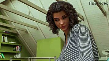 Just hanging out with a milf friend in public, watching her take a monster cock. Sunville part 8 is wild!