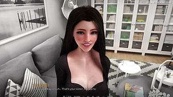 Stepsis masturbates with huge dildo and dreams of big thick cock