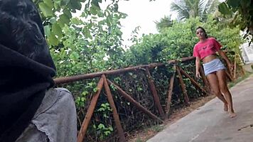 just jerked off for a chick passing by in public