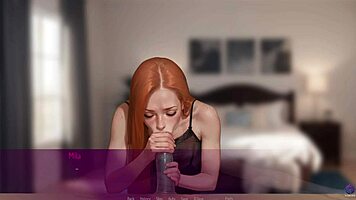 Redhead Wife's Rough Deepthroat Online