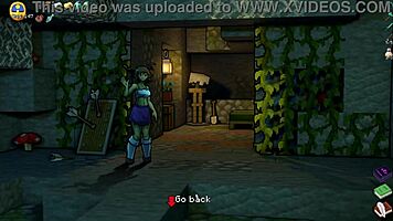 Hornycraft Parody Hentai Game Pornplay Ep 50 BDSM Spanking and Latex Suit with Endergirl