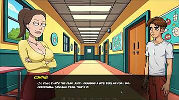 Student caught fucking in class parody