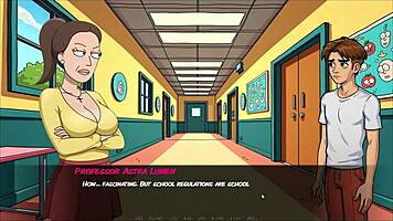 Student caught fucking in class parody