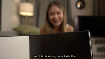 Oh My God! What a Cock on This Petite Neighbor POV!