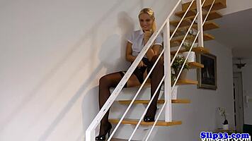 classy euro babe like me gettin’ pussyeaten by older guy, oops