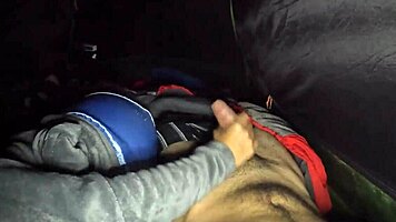 Camping trip turns wild with my curvy stepsister inside the tent