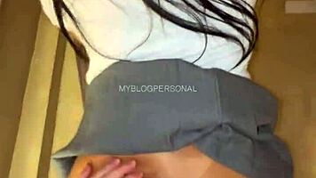 I fucked the cute Colombian student doggystyle in the motel after class, came inside, and she got angry.