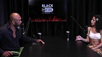 morena shows hairy pussy and ass after raw interview