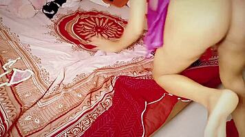 perfect body teen girlfriend gets holiday anal and facial