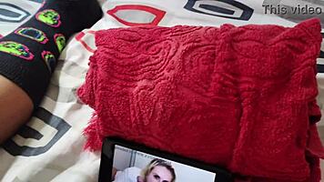 Russian boy loses virginity to milf tiffany montavani in bedroom, gets punished for nerves