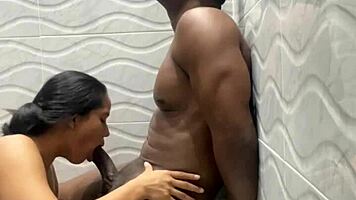 rough bathroom fuck with stepfather