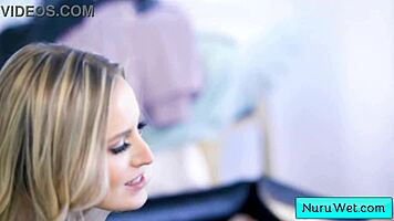 lovely blonde teen masseuse seduces client for his hard cock - lauren phillips charles dera