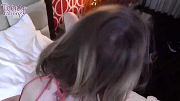 Best anal creampie ever! Seth Brogan fucks babysitter Claire Roos 😍