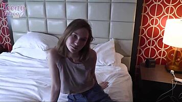 Best anal creampie ever! Seth Brogan fucks babysitter Claire Roos 😍