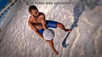 Beautiful teenage girl gets rough sex on the beach