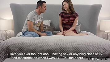 Man, this kissable kitten just lost her virginity opening up