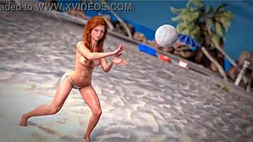 Beautiful teenage girl gets rough sex on the beach