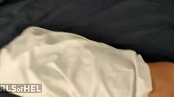 Hey, I pissed on my Asian teen girlfriend with harsh spanking, pissing, and rough sex