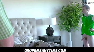 Gropemeanytime - Freeuse Fucking Petite 18+ Stepsister at Family Breakfast