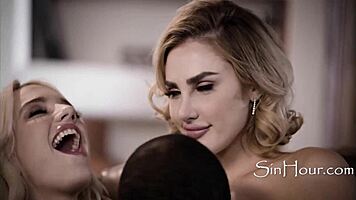 Girlfriend Submits To Boyfriend And Bestie's Big Black Cock!