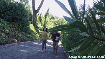 Petite brunette housewife gets doggystyle assfucking in full movie storyline