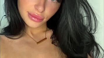 teen american exchange student indulges in solo masturbation