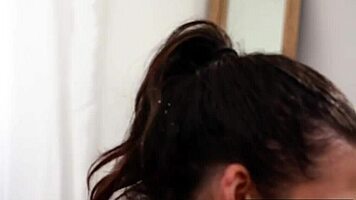 Busty teen 18+ masseuse Kylie Rocket slathers nuru gel for intense rubbing on Jimmy Michaels.