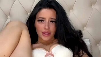 teen american exchange student indulges in solo masturbation