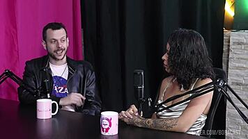 Compilados da Espuleta e Himeros Mansion no Bora Cast com Bruna Carlos - Parte 2 on Sheer Red