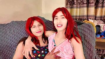 New Babysitter Drills Two Redheads with Creampie in Both Holes - Uttaran20