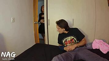 My Girlfriend Gifts Me a Prostitute to Watch Me Pound Her Hard in College