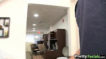 Double Facial for Teen 18+ Blonde and Latina Ranie Mae